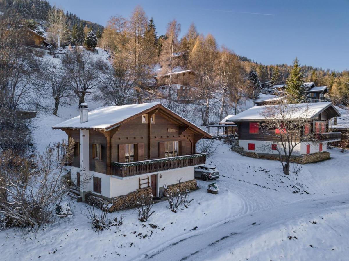 Chalet Noisette Authentic Swiss Chalet Perfect For Families La Tzoumaz Extérieur photo